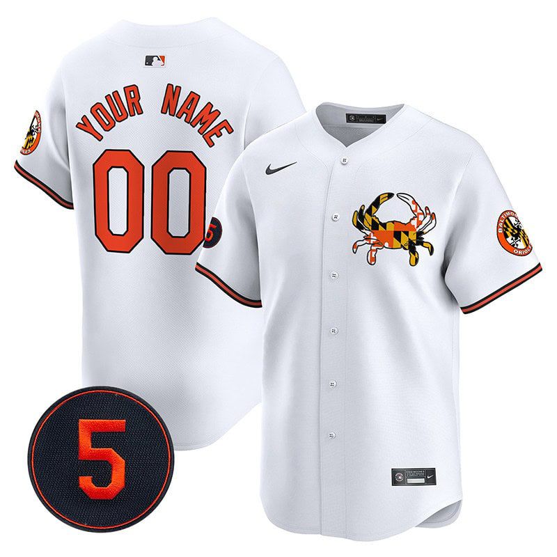 Men Baltimore Orioles White 2024 Nike Robinson Patch Vapor Premier Limited Custom MLB Jersey style 3->->